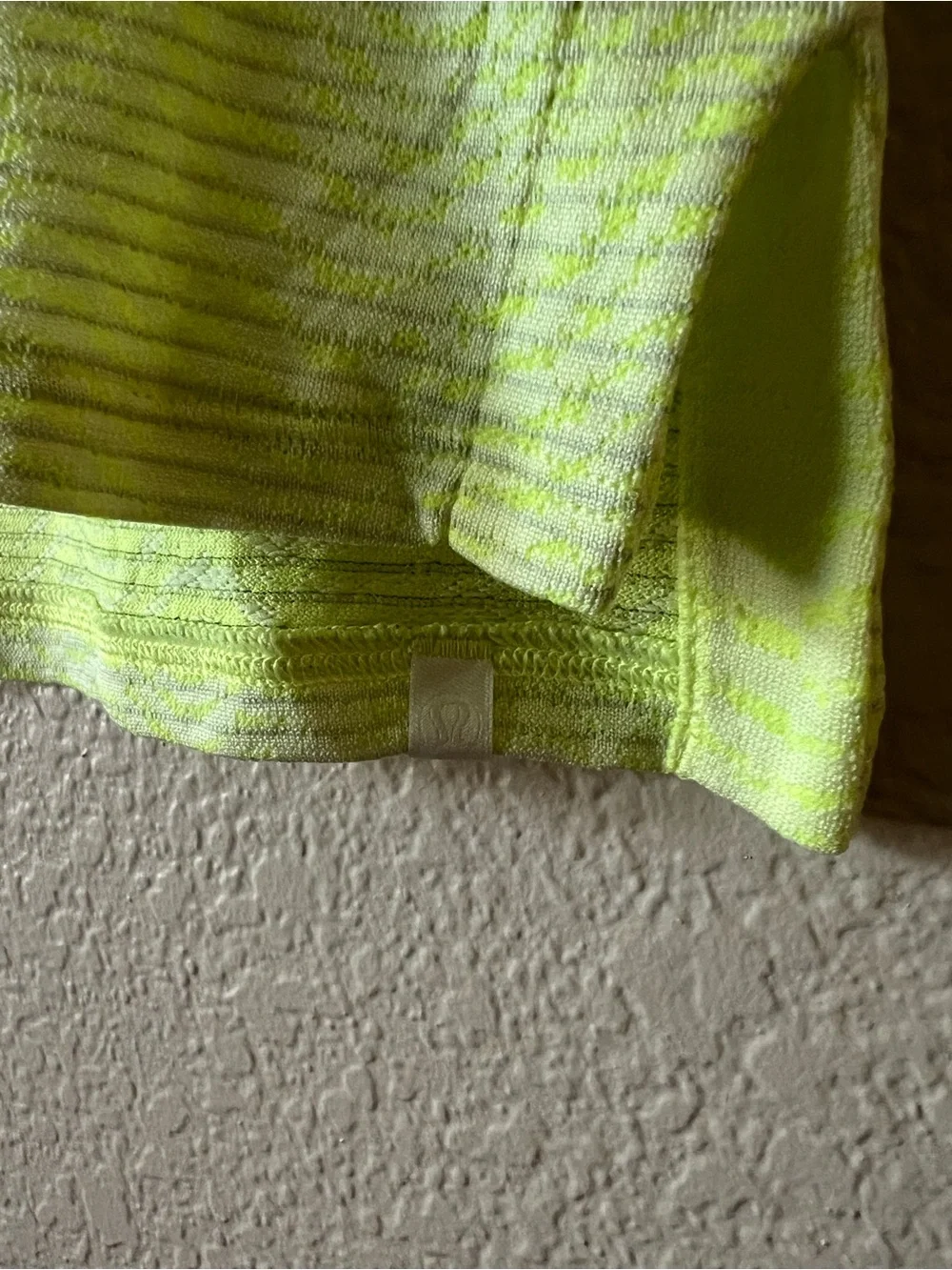 lululemon athletica Neon Yellow Sleeveless Performance Tank